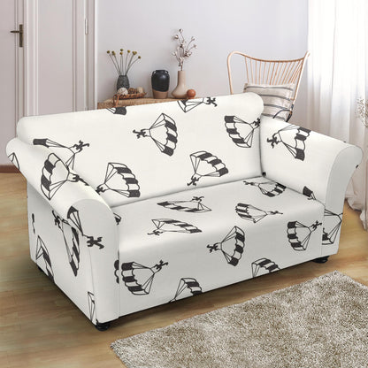 Skydiver Print Design LKS301 Loveseat Couch Slipcover