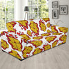 Nachos Pattern Print Design A03 Sofa Slipcover