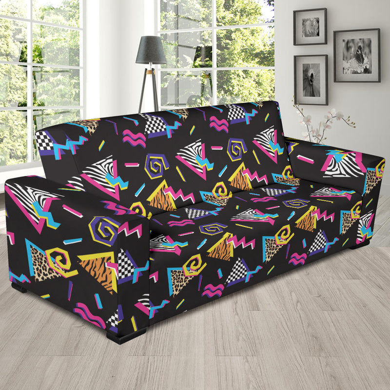 80s Pattern Print Design 3 Sofa Slipcover