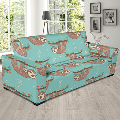 Sloth Print Design LKS302 Sofa Slipcover