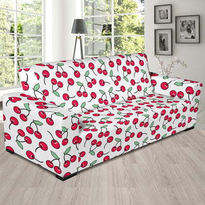 Cherry Pattern Print Design 03 Sofa Slipcover