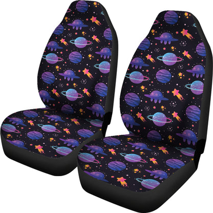 UFO Star Galaxy Print Design LKS308 Car Seat Covers