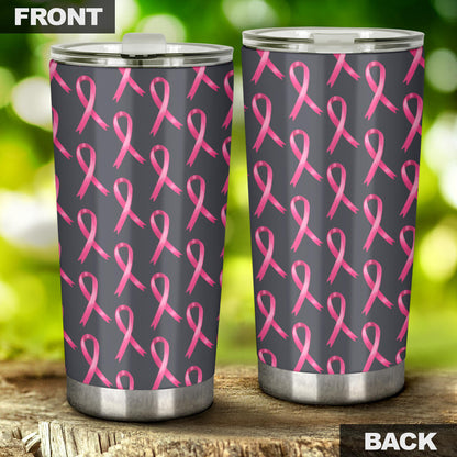 Breast Cancer Awareness Pattern Tumbler