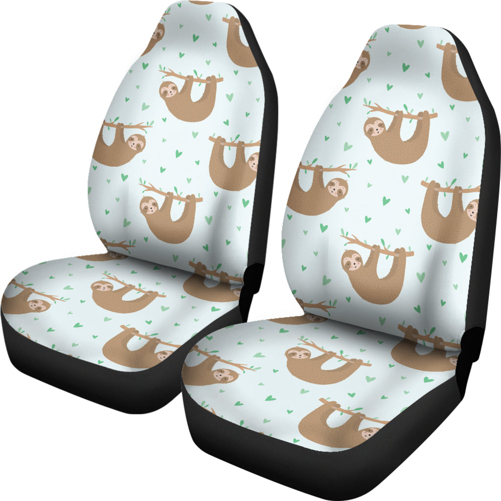 Sloth Print Design LKS308 Car Seat Covers