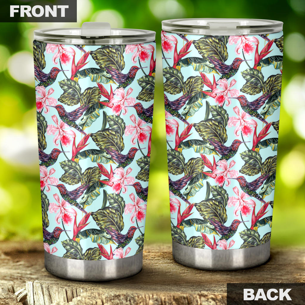Hummingbird Cute Themed Print Tumbler