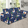 Llama Cactus Pattern Print Design 05 Sofa Slipcover