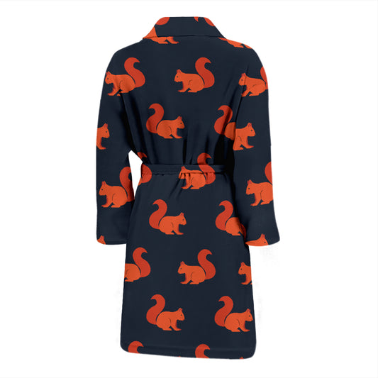 Squirrel Print Design LKS306 Men Bathrobe