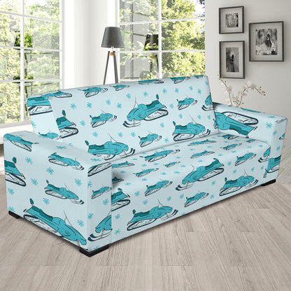 Snowmobile Print Design LKS301 Sofa Slipcover