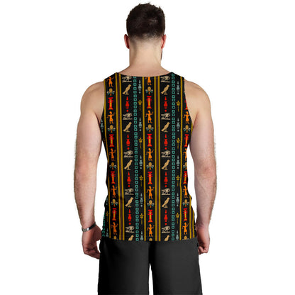 Eye of Horus Egypt Style Pattern Men Tank Top