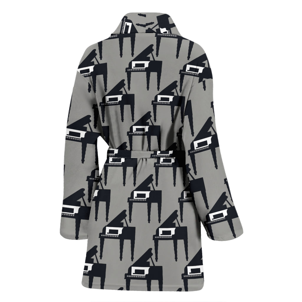 Piano Print Design LKS404 Women Bathrobe