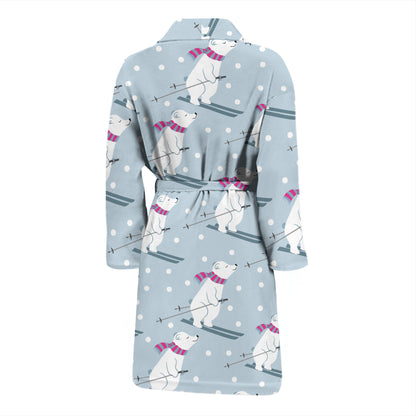 Ski Print Design LKS307 Men Bathrobe