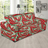 Chilli Pepper Pattern Print Design 04 Sofa Slipcover