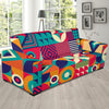 Mosaic Pattern Print Design 03 Sofa Slipcover