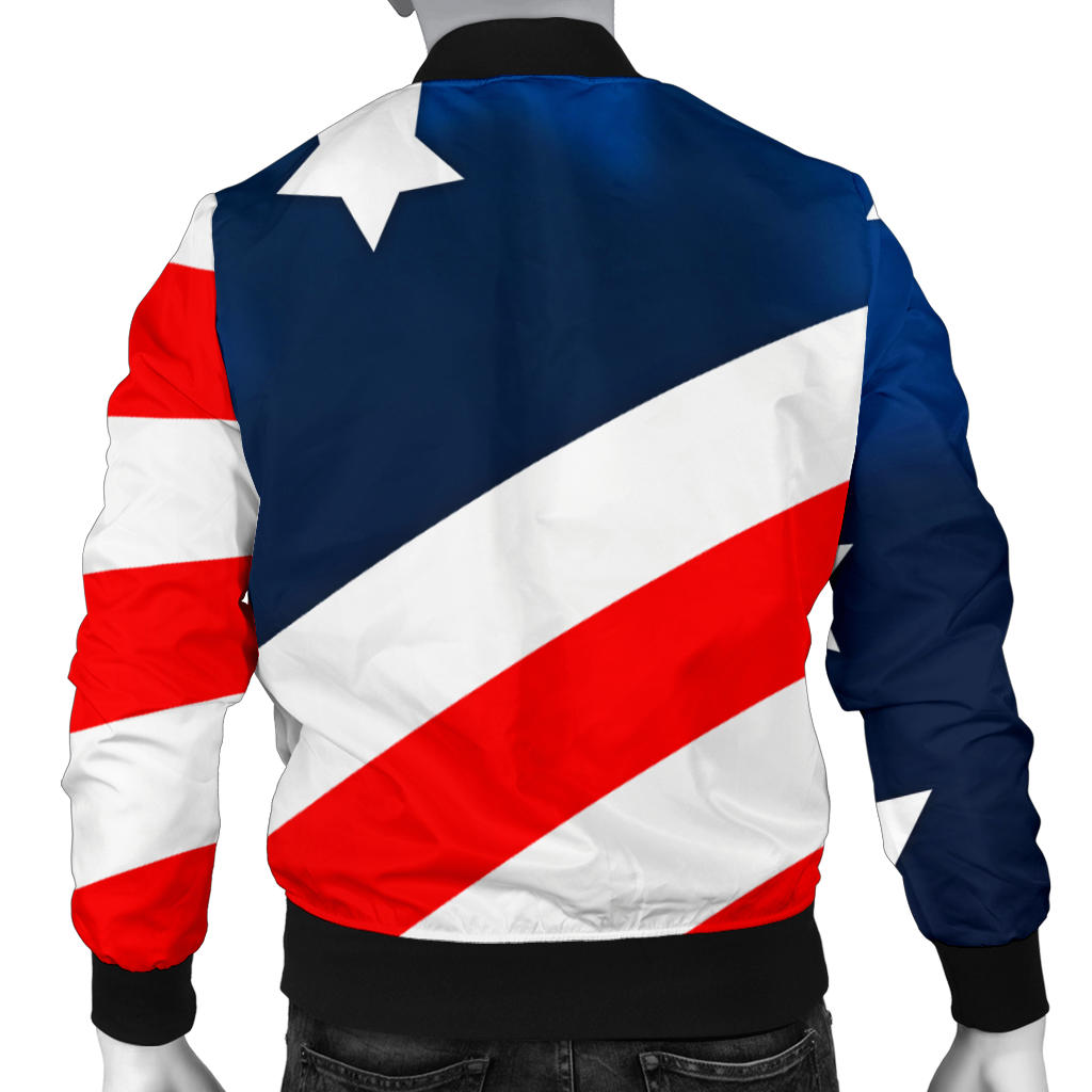 American flag Style Men Bomber Jacket