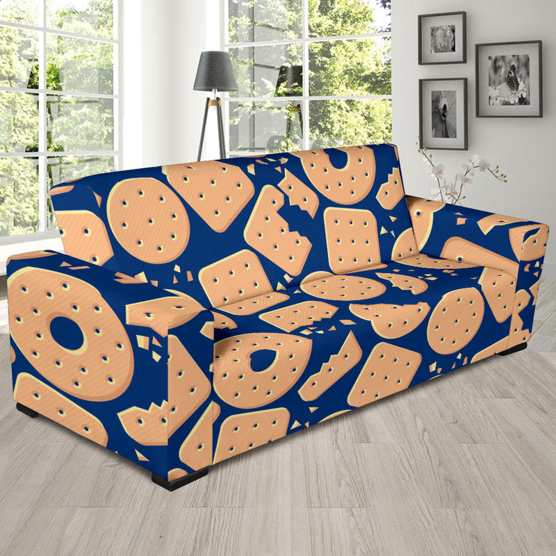 Cracker Pattern Print Design 03 Sofa Slipcover