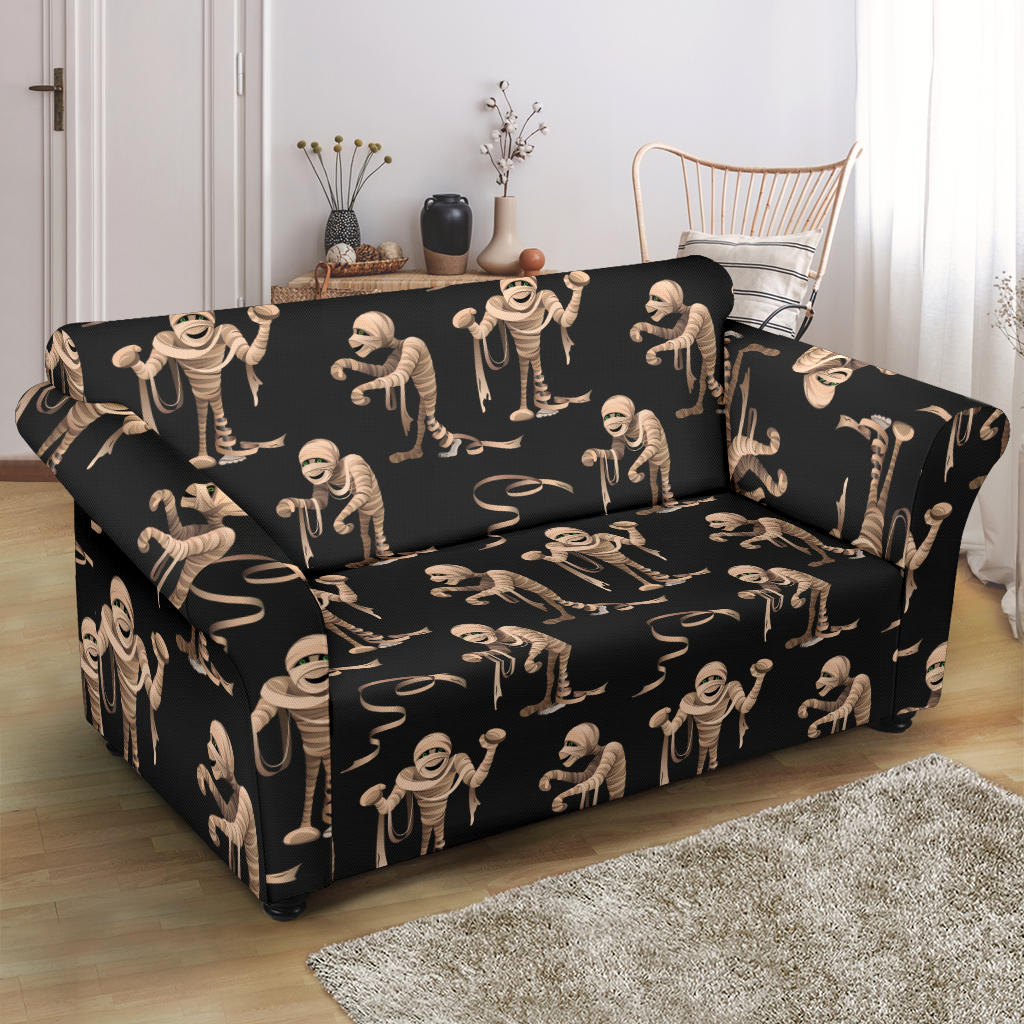 Mummy Print Design LKS302 Loveseat Couch Slipcover