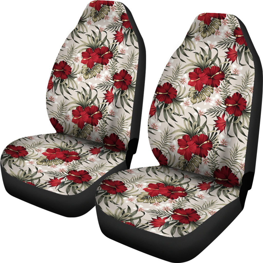 Hibiscus Print Design LKS3011 Car Seat Covers