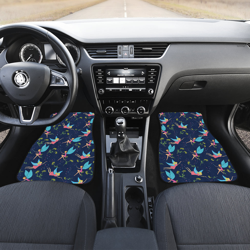 Fairy with flower Print Pattern Car Floor Mats Front Back