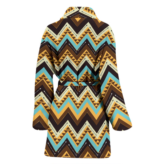 Southwest Pattern Print Design LKS301 Women Bathrobe