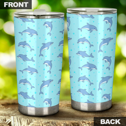Dolphin Baby Cute Print Pattern Tumbler
