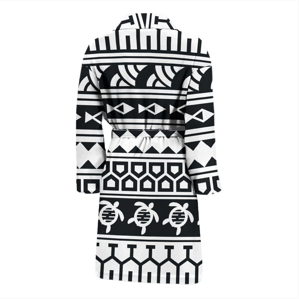 Samoan Pattern Print Design LKS303 Men Bathrobe