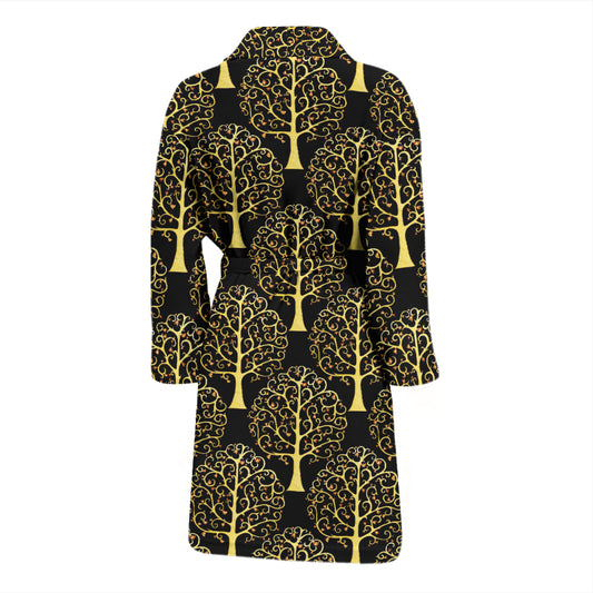 Tree Of Life Print Design LKS302 Men Bathrobe