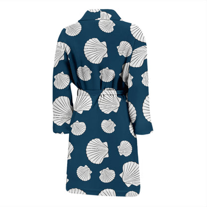 Seashell Print Design LKS3012 Men Bathrobe