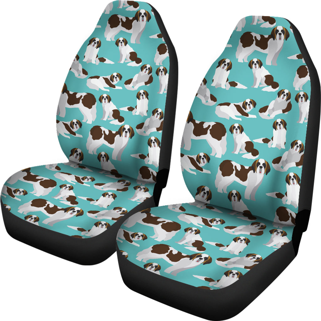 St Bernards Print Design LKS302 Car Seat Covers
