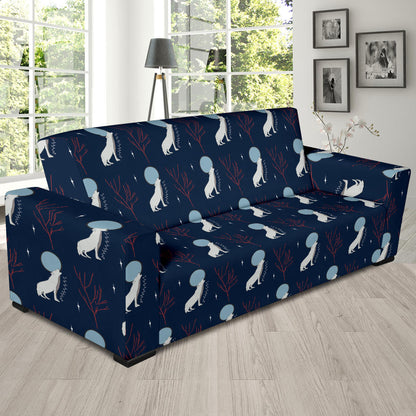 Wolf Moon Print Design LKS304 Sofa Slipcover