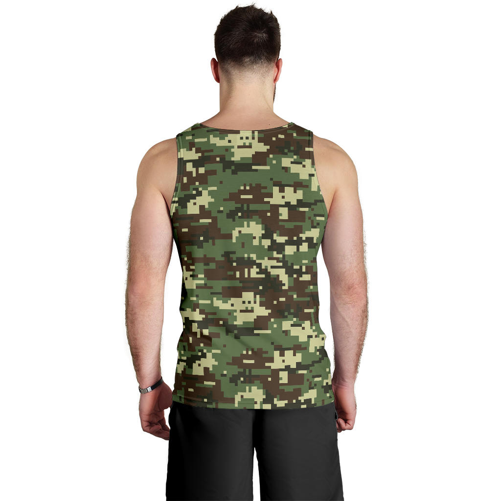 ACU Digital Army Camouflage Men Tank Top