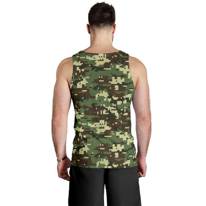 ACU Digital Army Camouflage Men Tank Top