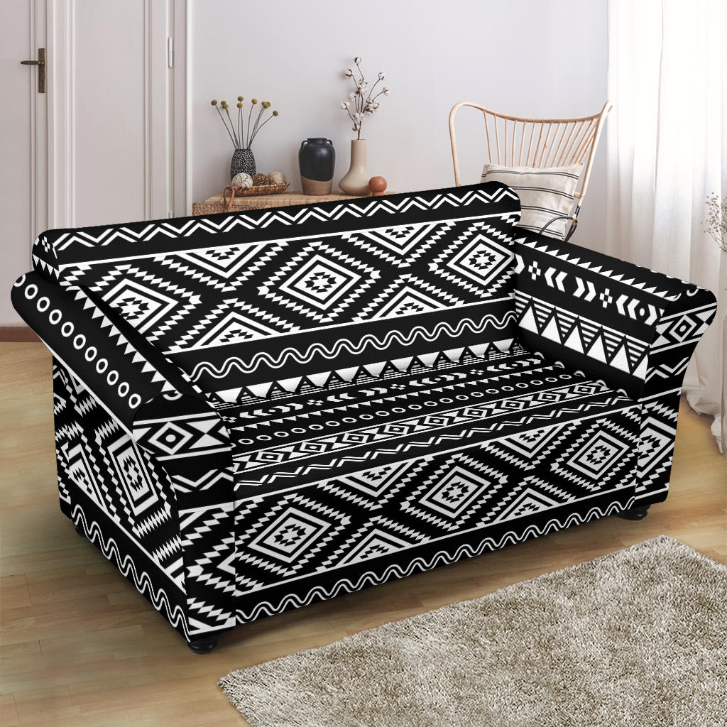 Tribal Pattern Print Design LKS301 Loveseat Couch Slipcover