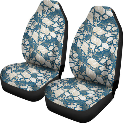 Seashell Print Design LKS308 Car Seat Covers