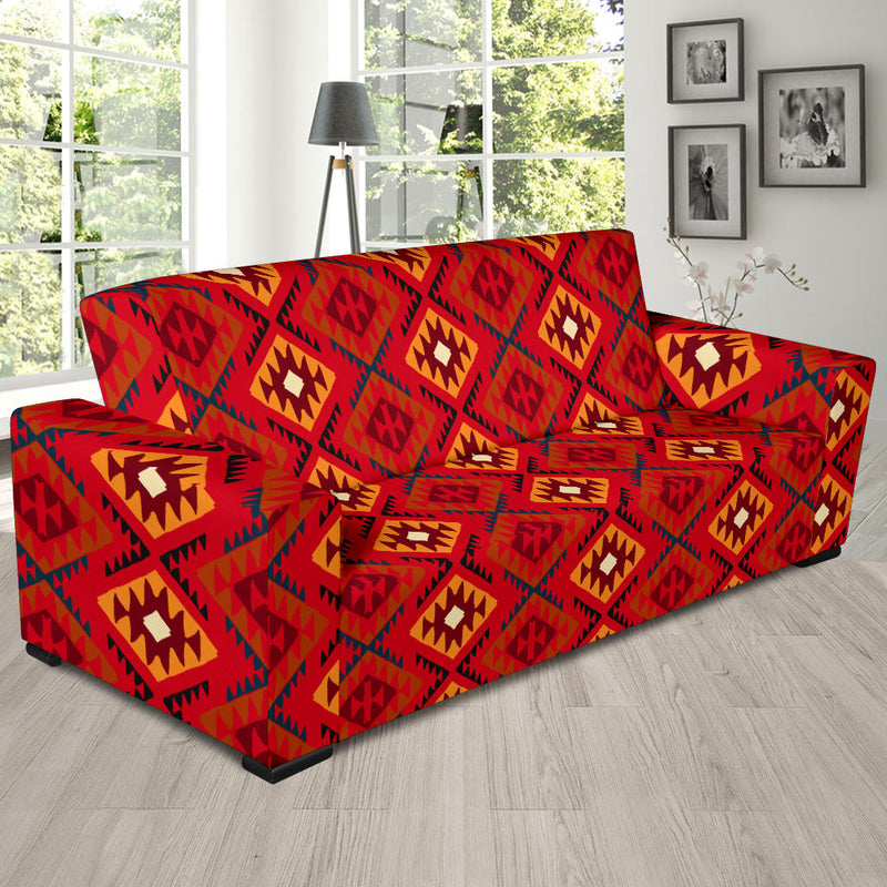 Aztec Pattern Print Design 06 Sofa Slipcover