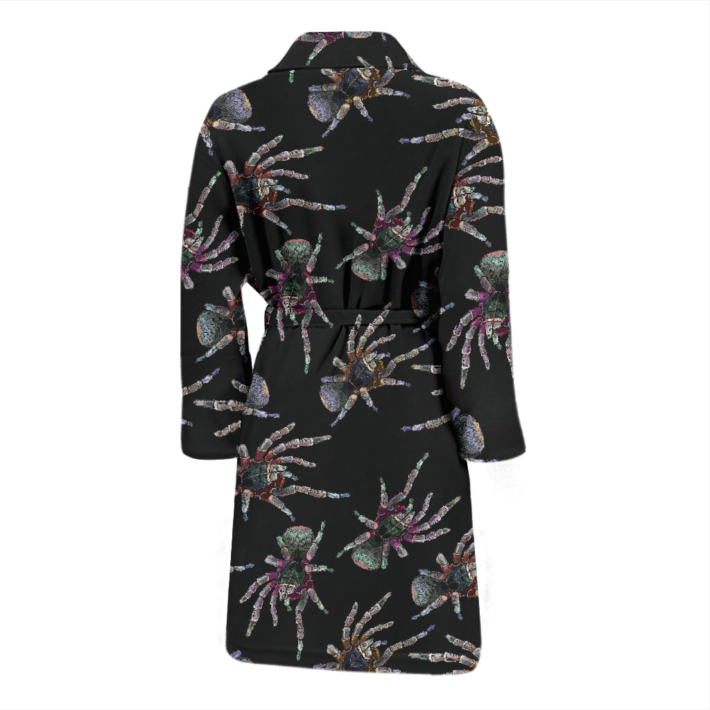 Tarantula Print Design LKS402 Men Bathrobe