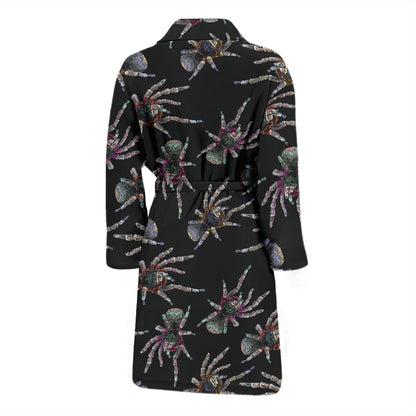 Tarantula Print Design LKS402 Men Bathrobe
