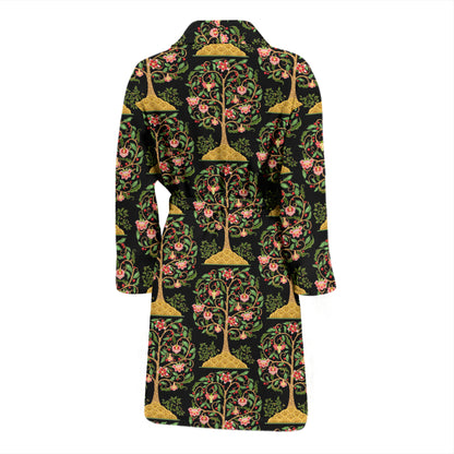 Tree Of Life Print Design LKS303 Men Bathrobe
