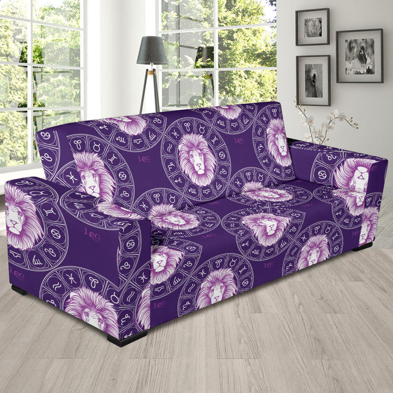 Leo Pattern Print Design 04 Sofa Slipcover