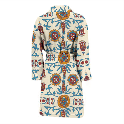 Suzani Print Design LKS301 Men Bathrobe
