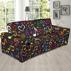 Music note Pattern Print Design A01 Sofa Slipcover