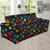 Chakra Pattern Print Design 01 Sofa Slipcover