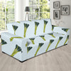 Leek Pattern Print Design 03 Sofa Slipcover