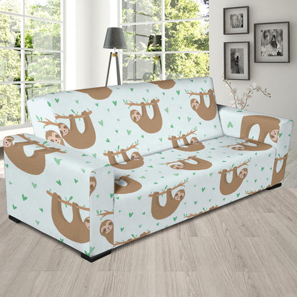 Sloth Print Design LKS308 Sofa Slipcover