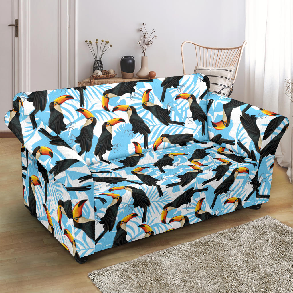 Toucan Print Design LKS303 Loveseat Couch Slipcover
