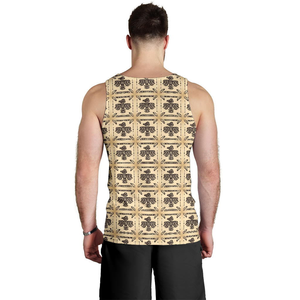 Native American Themed Design Print Men Tank Top