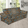 Mandala Pattern Print Design 05 Sofa Slipcover