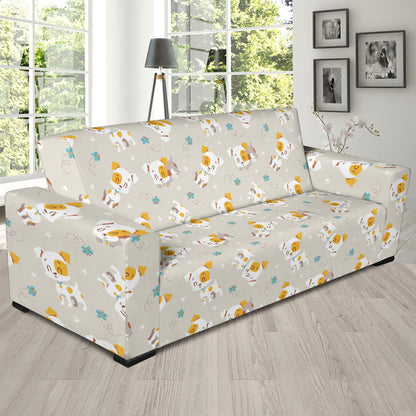 Russell Terriers Print Design LKS306 Sofa Slipcover