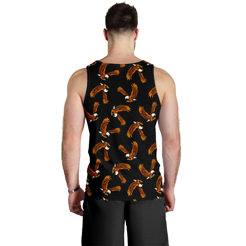 Eagles Print Pattern Men Tank Top