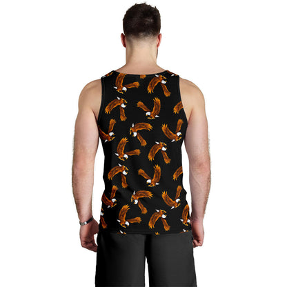 Eagles Print Pattern Men Tank Top