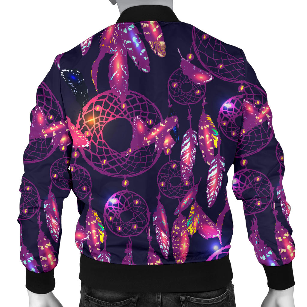Dream catcher neon Men Bomber Jacket